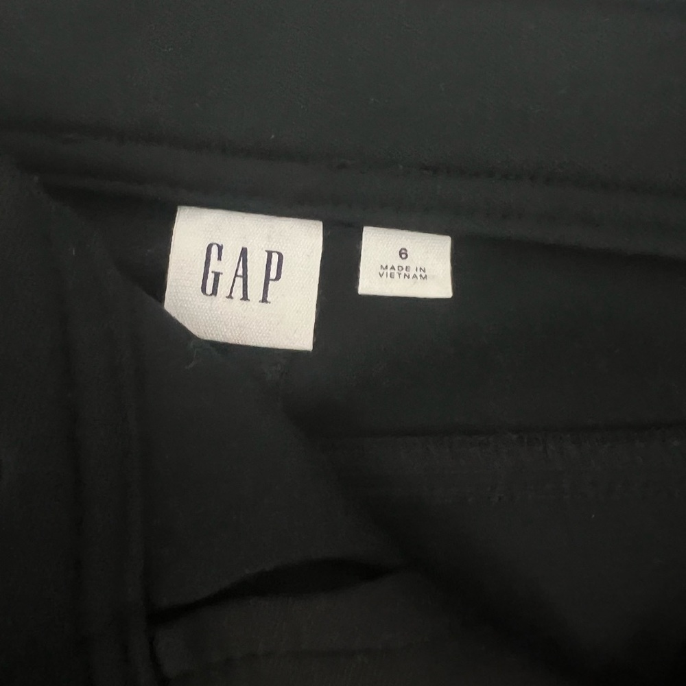 Gap Women's Bi-Stretch Skinny Ankle Black Minimalist Business Casual Pants Sz 6 - Picture 10 of 12